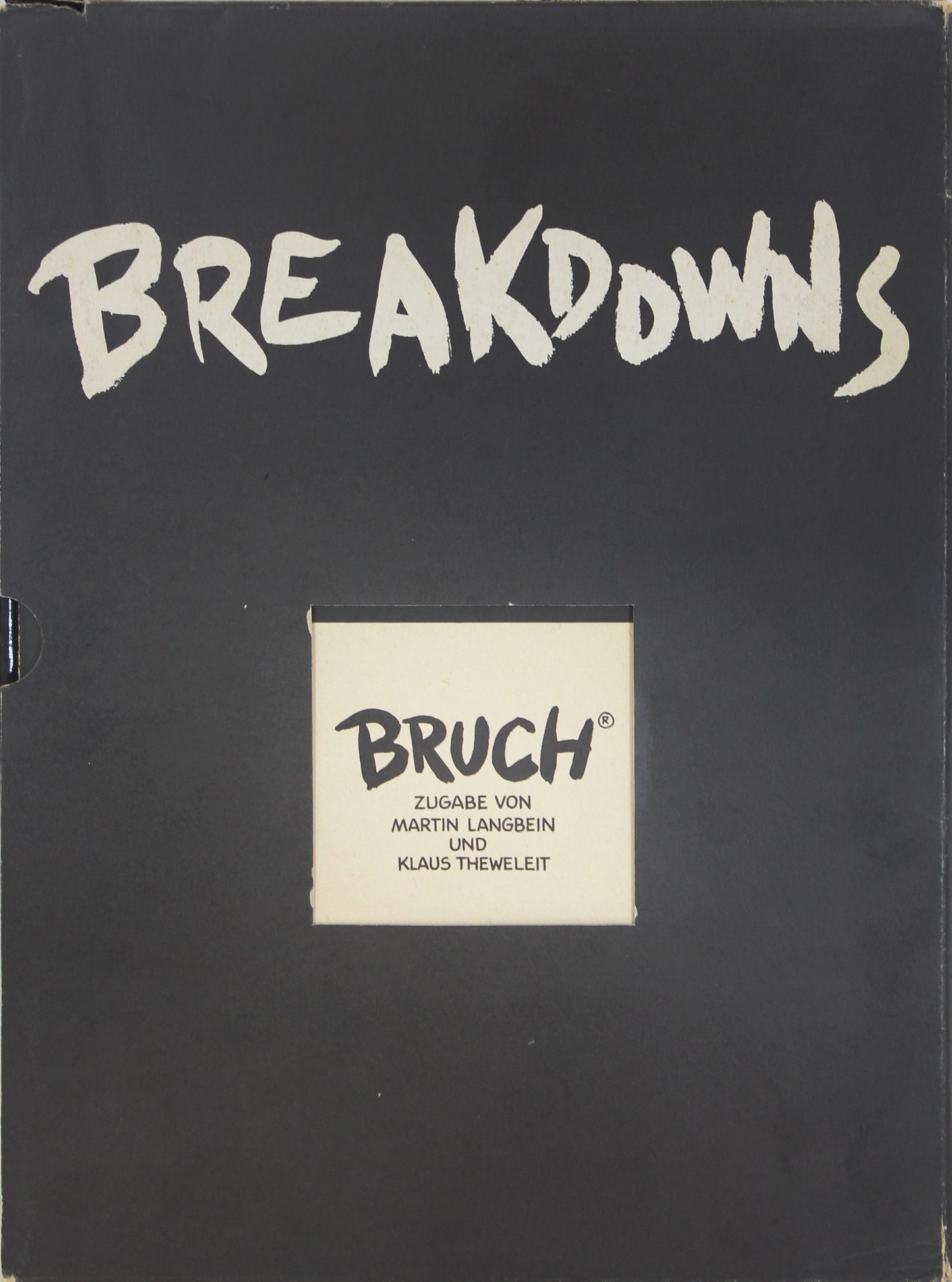 Art Spiegelman: Breakdowns