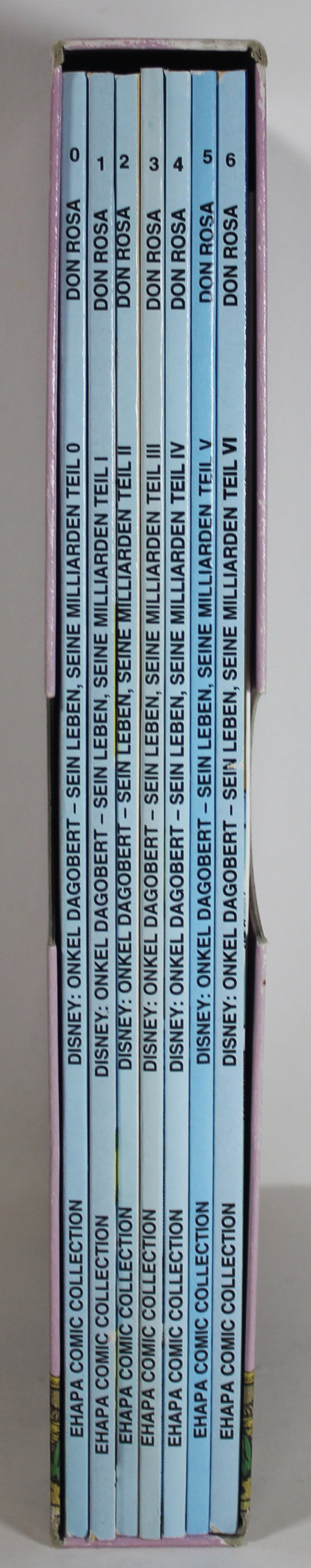 Don Rosa Onkel Dagobert 0-6 Sein Leben, seine Milliarden, signiert mit Schuber
