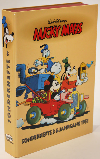 Micky Maus Reprintkassette - Sonderhefte 3 + Jahrgang 1951
