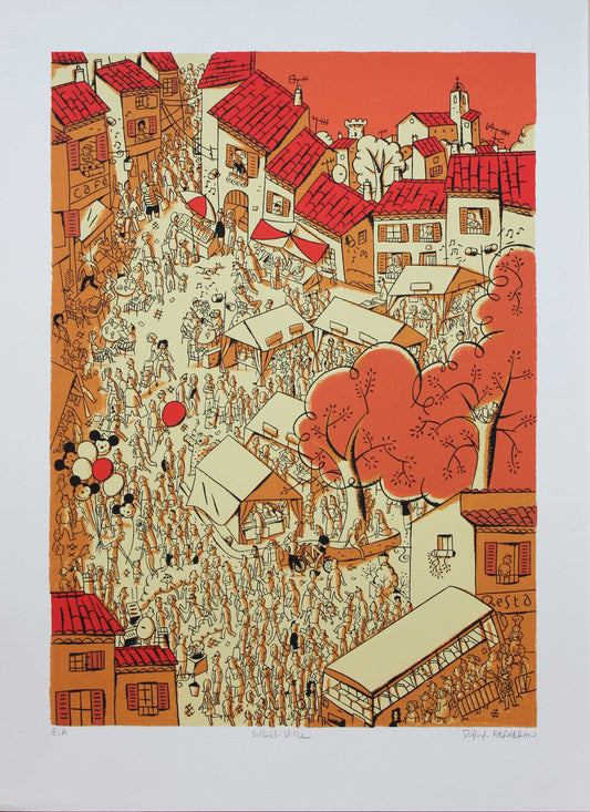 Solies-Ville - Siebdruck von Dupuy-Berberian