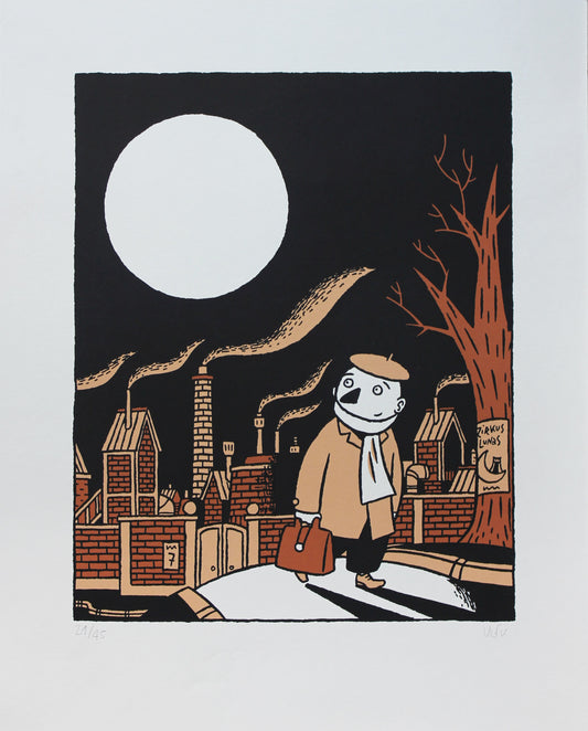 Monsieur Maurice Siebdruck von Ulf K.