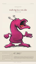 Lade das Bild in den Galerie-Viewer, Monster des Alltags Kalender 2012
